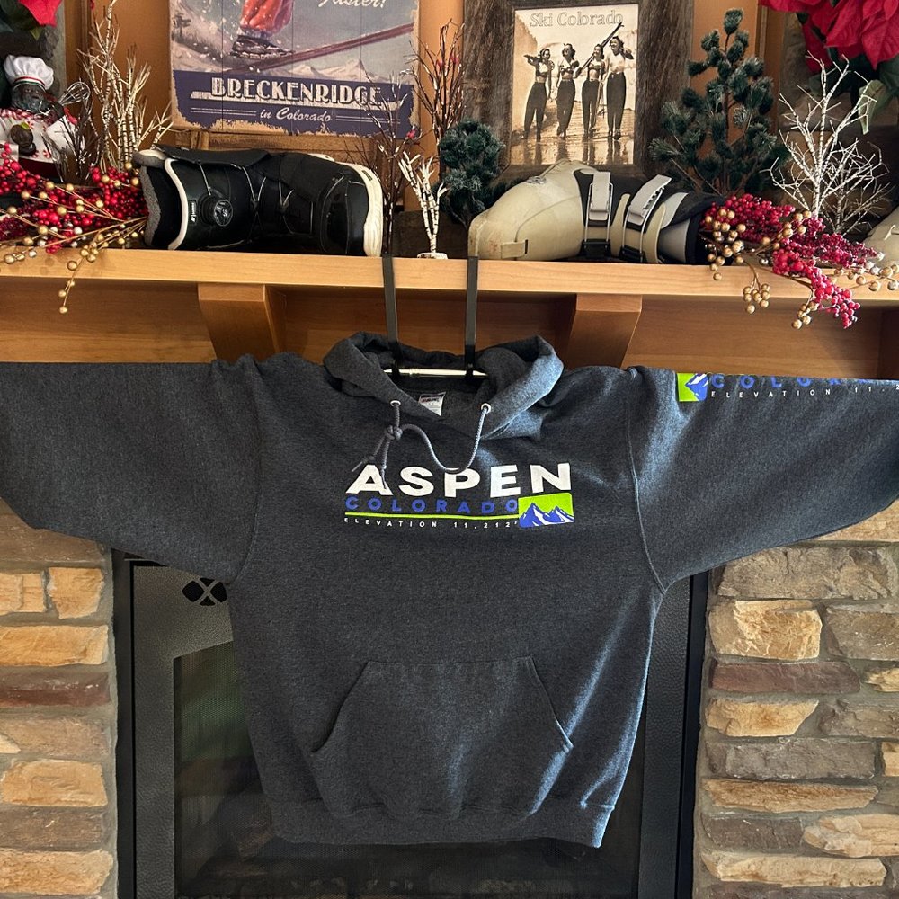 Aspen Mountain Ski Resort Hoodie (NEW) - Picture 7 of 12